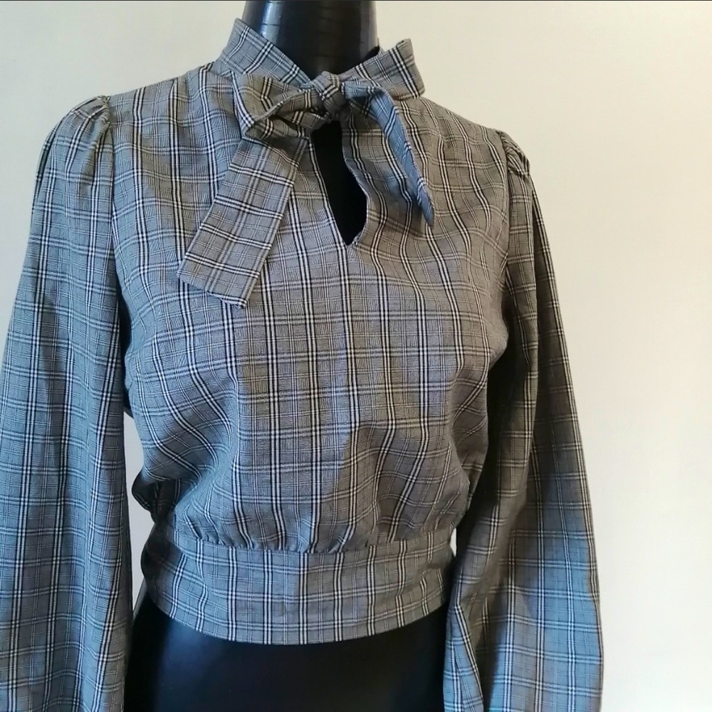 🌾 F21 cropped blouse